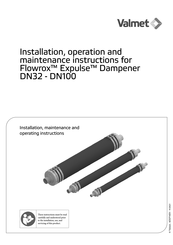 Valmet Flowrox Expulse Series Installation, Operation And Maintenance Instructions