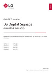 LG 65TR3DK-B.AUAQ Owner's Manual