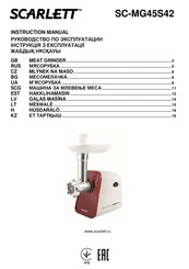 Scarlett SC-MG45S42 Instruction Manual