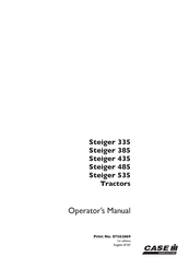 Case IH Steiger 385 Operator's Manual