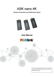 RGBlink ASK nano 4K User Manual