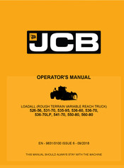 jcb 560-80 Operator's Manual