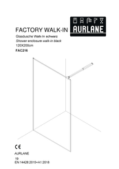 Aurlane FACTORY WALK-IN Manual