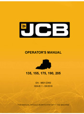 jcb 190 Operator's Manual