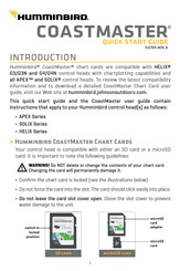 Humminbird CoastMaster HELIX Series Quick Start Manual