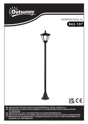 Outsunny 842-107 Manual