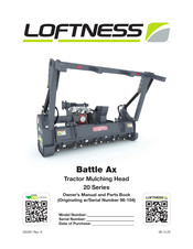 LOFTNESS Battle Ax Light Owner's Manual And Parts Book