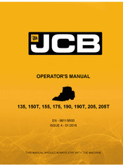 jcb 205T Operator's Manual