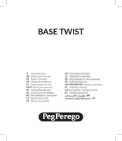 Peg-Perego BASE TWIST Instructions For Use Manual