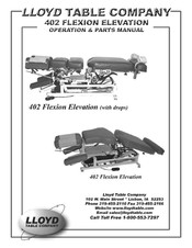 Lloyd ASTRO Elevation Operations & Parts Manual