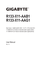 Gigabyte R133-X11-AAG1 User Manual