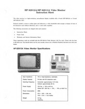HP 82912A Instruction Sheet