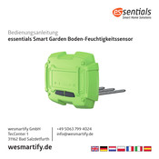 Essentials Smart Garden Soil Moisture Sensor User Manual