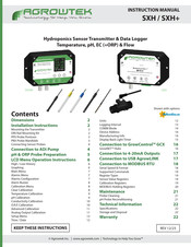 Agrowtek SXHM Instruction Manual