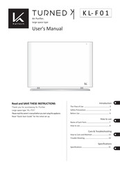 Kaltech TURNED KL-F01 User Manual