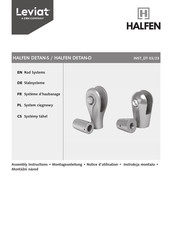 CRH Leviat HALFEN DETAN-D Assembly Instructions Manual
