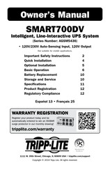 Tripp Lite SMART700DV Owner's Manual