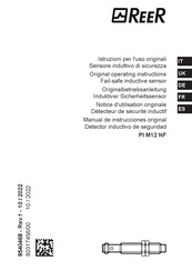 Reer PI M12 NF Operating Instructions Manual