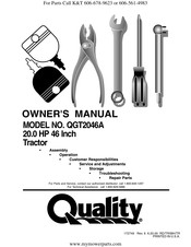 Quality QGT2046A Owner's Manual