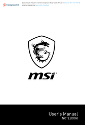 MSI GE75 10SF-055IT User Manual