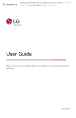LG 70UQ81006LB User Manual