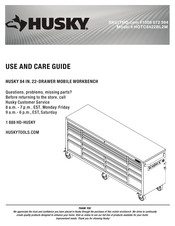 Husky HOTC8422BL2M Use And Care Manual