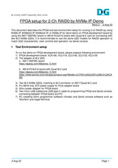 DG VCU118 Quick Start Manual