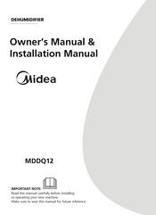 Midea MDDQ12 Owner's Manual & Installation Manual