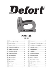 Defort DET-100 User Manual