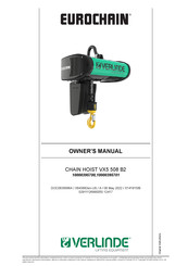 Verlinde 10000395700 Owner's Manual