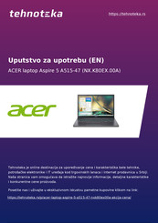 Acer A515-53K User Manual
