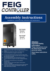 Feig Electronic TST FU3F Series Assembly Instructions Manual
