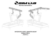 Sim-Lab INTEGRATED VARIO MONITOR MOUNT Instruction Manual