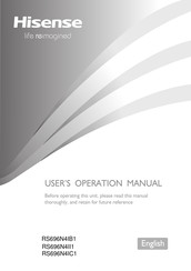 Hisense RS696N4IC1 User's Operation Manual