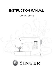 Singer C5655 Instruction Manual
