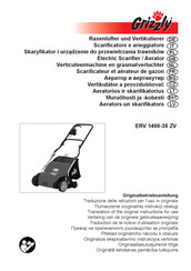 Grizzly ERV 1400-35 ZV Translation Of The Original Instructions For Use