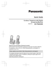Panasonic KX-TG432SK Quick Manual
