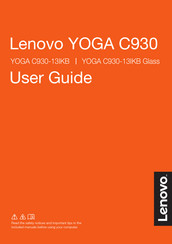 Lenovo Yoga Book C930 User Manual