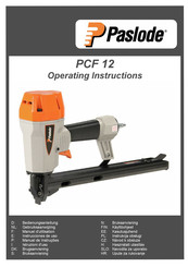 Paslode 575057 Operating Instructions Manual