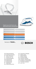 Bosch Sensixx'x TDA50 Series Operating Instructions Manual