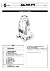 Claypaky CL3024 Instruction Manual