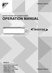 Daikin ATKL50UV16V3 Operation Manual