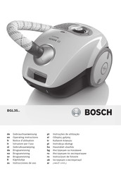 Bosch BGL35MOV16 Operating Instructions Manual