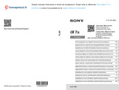 Sony ILCE-7M3 Instruction Manual