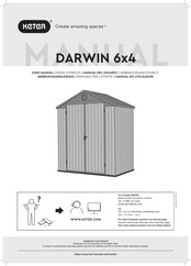 Keter DARWIN 6x4 User Manual