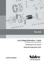 Nidec LEROY-SOMER TAL A42 Installation And Maintenance Manual