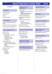 Casio 3554 Operation Manual