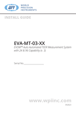 WPI EVOM EVA-MT-03 Series Install Manual