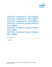 Intel NUC 13 Extreme Kit NUC13RNGi9 User Manual