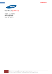 Samsung SM-S765C User Manual